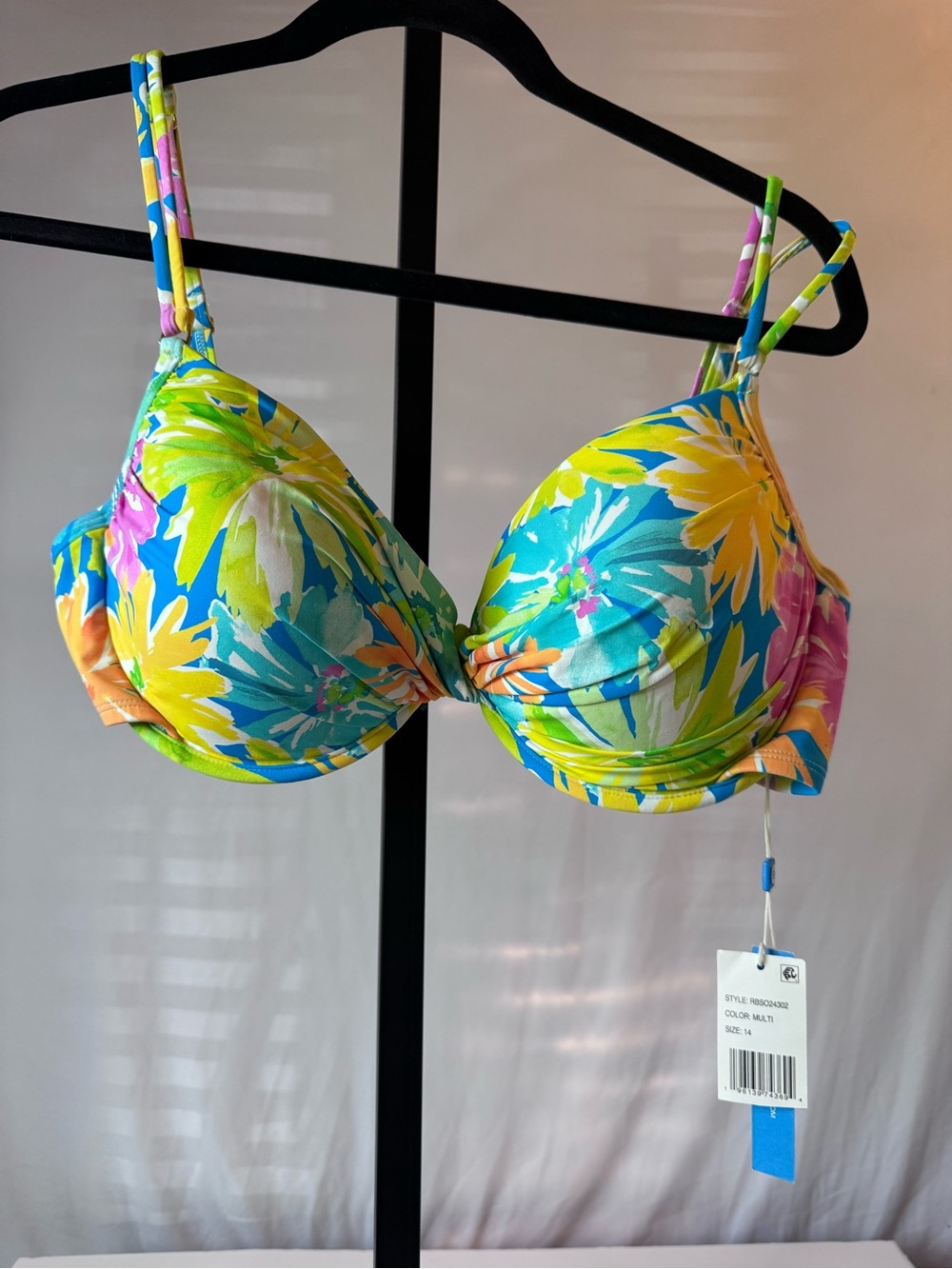Women’s size 14 Bathing Suit Floral Tropical Underwire Bikini Set